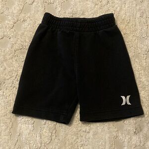 Hurley Kids Black Shorts with Logo
